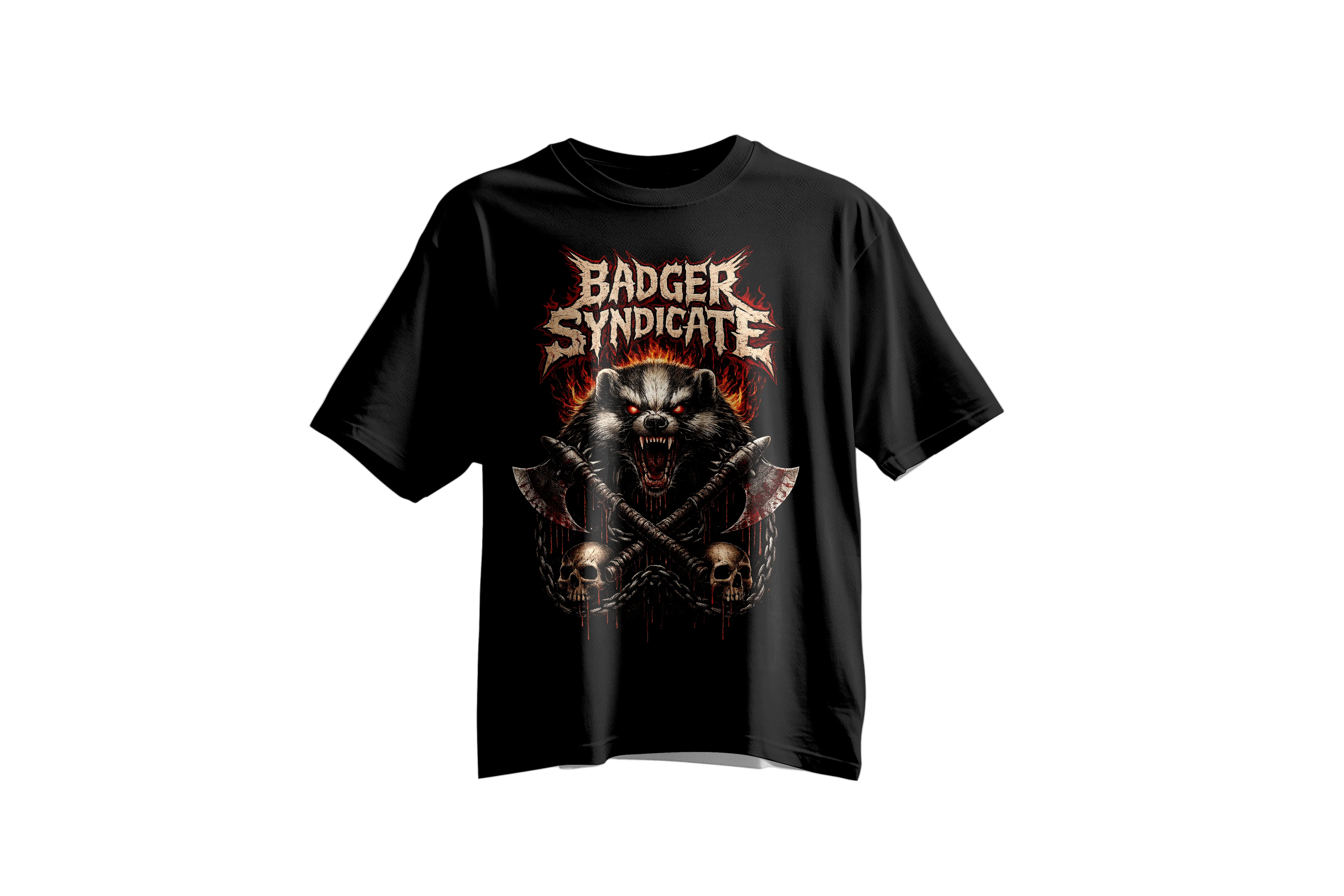 Black Oversized Box T-Shirt